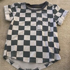 12-18 months Little bipsy checkered tee
